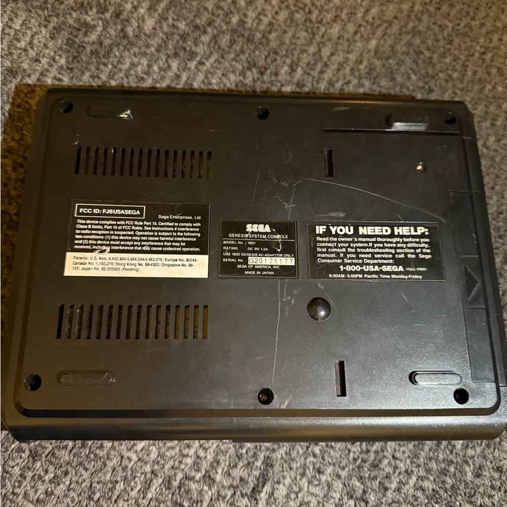 Sega Genesis model 1 16-Bit Console loose,Tested - Picture 2 of 4